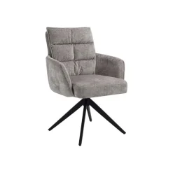 Best Tower Living Draaibare Eetkamerstoel Rosora Met armleuning, Chenille