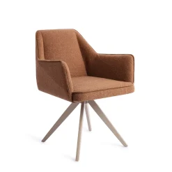 New Jesper Home Draaibare Eetkamerstoel Tome Turn Beige