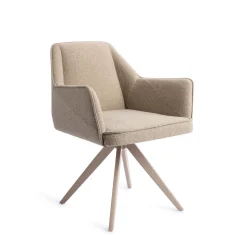 New Jesper Home Draaibare Eetkamerstoel Tome Turn Beige