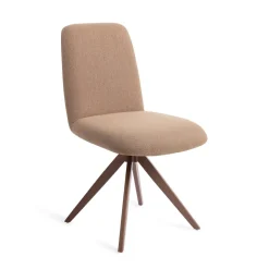 Jesper Home Draaibare Eetkamerstoel Taiwa Turn Brown