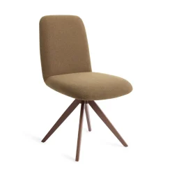 Jesper Home Draaibare Eetkamerstoel Taiwa Turn Brown