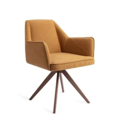 New Jesper Home Draaibare Eetkamerstoel Tome Turn Brown