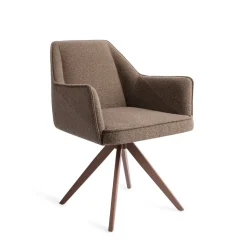 New Jesper Home Draaibare Eetkamerstoel Tome Turn Brown