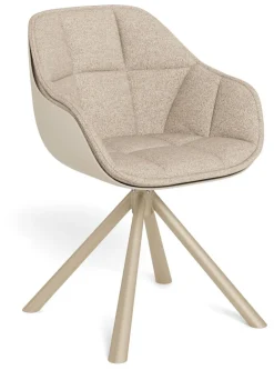 Discount Bendt Draaibare Eetkamerstoel Tywan Bouclé, kleur Beige