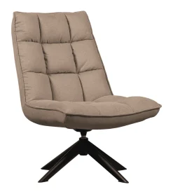 Hot WOOOD Draaifauteuil Jouke Geweven, kleur Zand