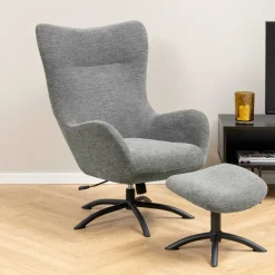 Bendt Draaifauteuil Keaton met voetenbankje