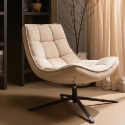 Sale WOOOD Draaifauteuil Maudi Geweven