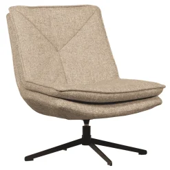 Online WOOOD Draaifauteuil Milaro Geweven melange stof