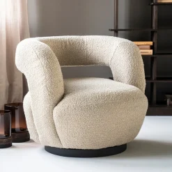 Online Eleonora Draaifauteuil Sharon Bouclé