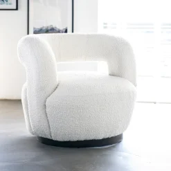Online Eleonora Draaifauteuil Sharon Bouclé
