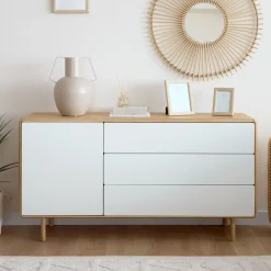 Kave Home Dressoir Anielle Essen, 150cm Naturel