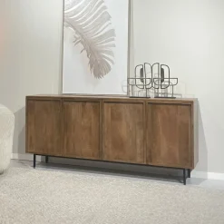 Clearance Livingfurn Dressoir Elan Mangohout, 180cm