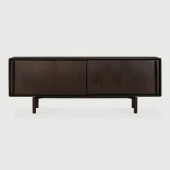 Outlet Ethnicraft Dressoir Flow Gevernist Mahoniehout Rose Brown