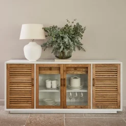 Hot Rivièra Maison Dressoir Lake House Eikenhout en glas, 194cm