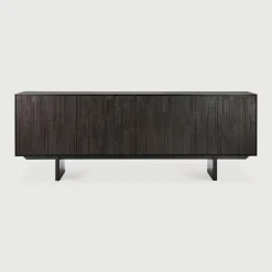 Hot Ethnicraft Dressoir Mosaic Gevernist Teakhout Off Black