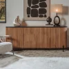 Tower Living Dressoir Palazzo Teakhout en mineraal stucwerk