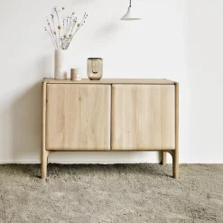 Hot Ethnicraft Dressoir PI Geolied Eikenhout, kleur Naturel