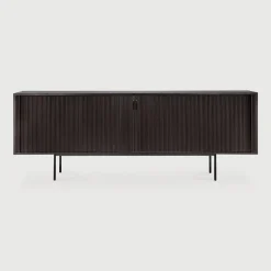 Best Ethnicraft Dressoir Roller Max Mahonie & Teakhout Off Black