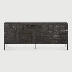 Online Ethnicraft Dressoir Tabwa Gevernist Teakhout Off Black
