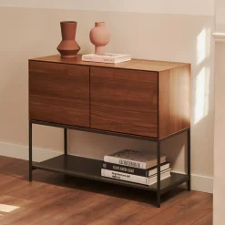 Best Kave Home Dressoir Vedrana Walnoot, 98cm