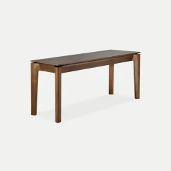 Outlet Ethnicraft Eetkamerbank Bok Gevernist Teakhout, kleur Bruin