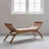 New MUST Living Eetkamerbank Cleopatra Teakhout, 105cm