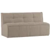 New vtwonen Eetkamerbank Cluster Bouclé, 164cm, kleur Khaki bruin