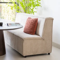 Discount SEVN Eetkamerbank 175cm, kleur beige