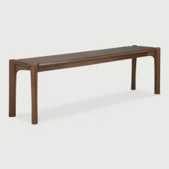 Best Ethnicraft Eetkamerbank PI Gevernist Teakhout, kleur Bruin