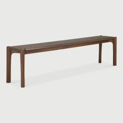 Best Ethnicraft Eetkamerbank PI Gevernist Teakhout, kleur Bruin