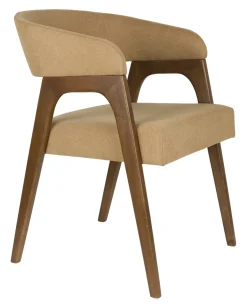 Sale Dutchbone Eetkamerstoel Adamello Essenfineer en stof
