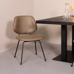 Hot LABEL51 Eetkamerstoel Bello Microsuede