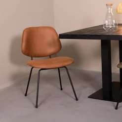 Hot LABEL51 Eetkamerstoel Bello Microsuede