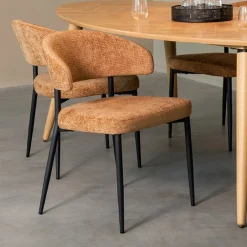 New LABEL51 Eetkamerstoel Bliss Elite stof