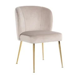 New Richmond Interiors Eetkamerstoel Cannon Velvet Khaki