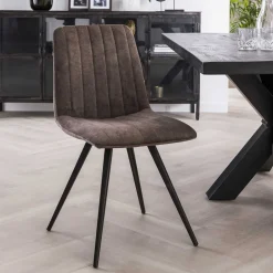 Online LifestyleFurn Eetkamerstoel Cora Velvet Taupe