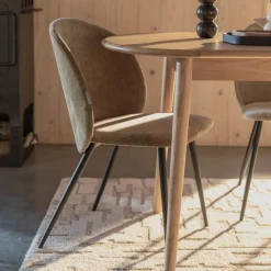 Outlet Zuiver Eetkamerstoel Cozy Velvet