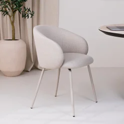 Best Bendt Eetkamerstoel Cristi Stof, kleur Beige