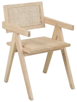 Online Artistiq Living Eetkamerstoel Daja Hout en rotan