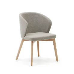 Best Kave Home Eetkamerstoel Darice Naturel onderstel