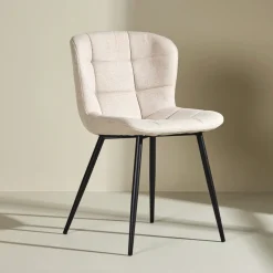 Outlet Nohr Eetkamerstoel Devonne kleur Beige