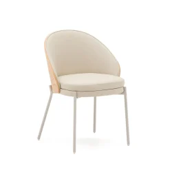 Discount Kave Home Eetkamerstoel Eamy Lederlook