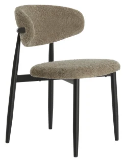 Light & Living Eetkamerstoel Eniola Chenille Taupe