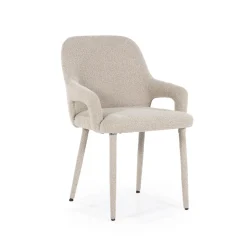 By-Boo Eetkamerstoel Fika Bouclé