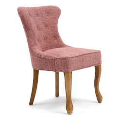 Sale Rivièra Maison Eetkamerstoel George Chenille Jacquard, kleur Coral Pink