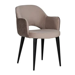 Outlet Richmond Interiors Eetkamerstoel Giovanna Velvet Khaki