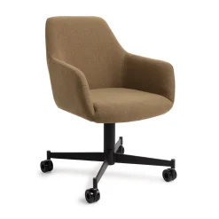 New Jesper Home Eetkamerstoel Hiroo Caster Black