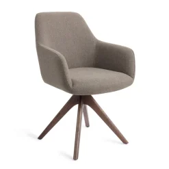 Outlet Jesper Home Eetkamerstoel Hiroo Revolve Oak Walnut