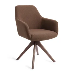 Outlet Jesper Home Eetkamerstoel Hiroo Revolve Oak Walnut