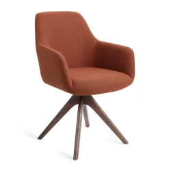 Outlet Jesper Home Eetkamerstoel Hiroo Revolve Oak Walnut